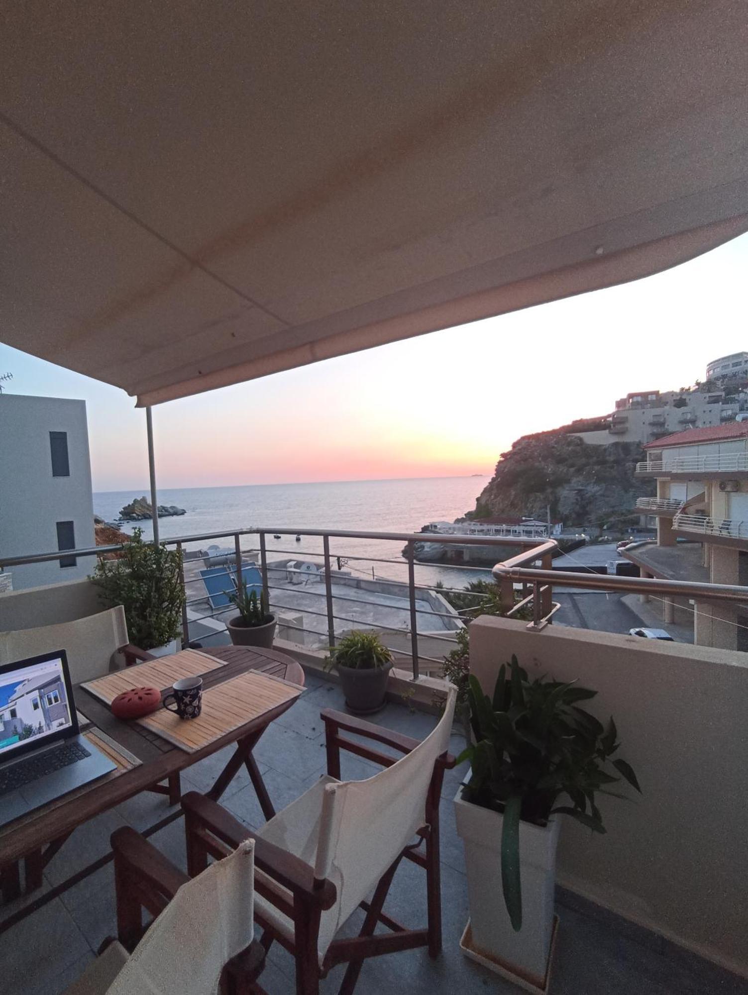 Popis Sea View Apartments Agia Pelagia Exteriör bild
