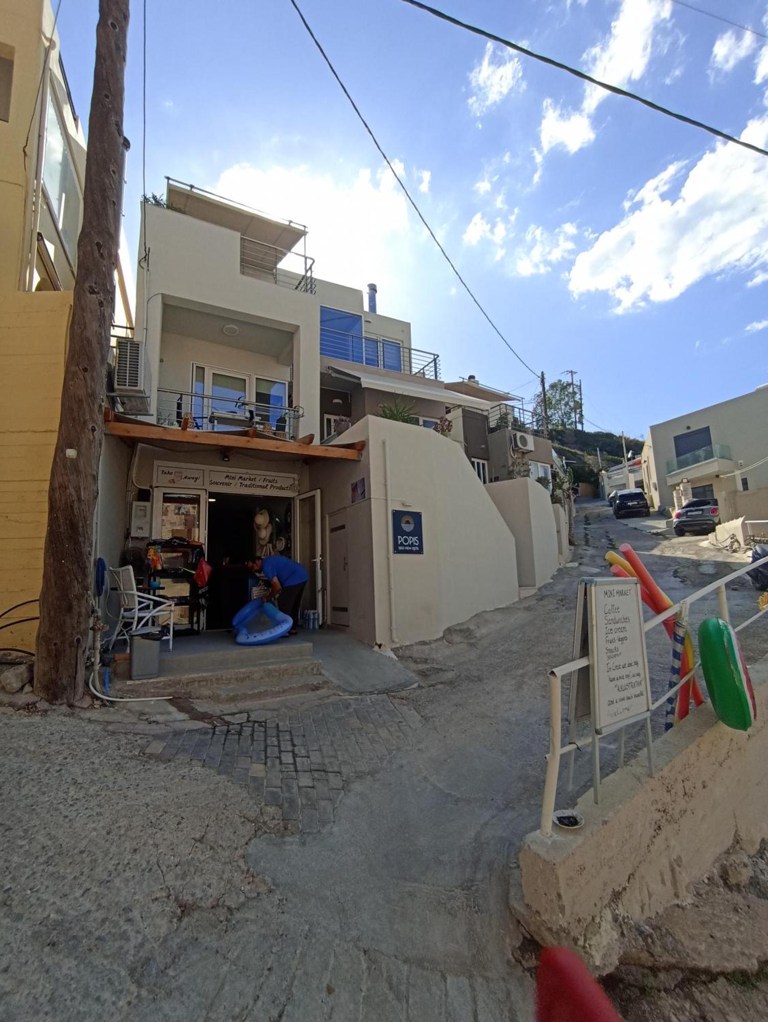 Popis Sea View Apartments Agia Pelagia Exteriör bild