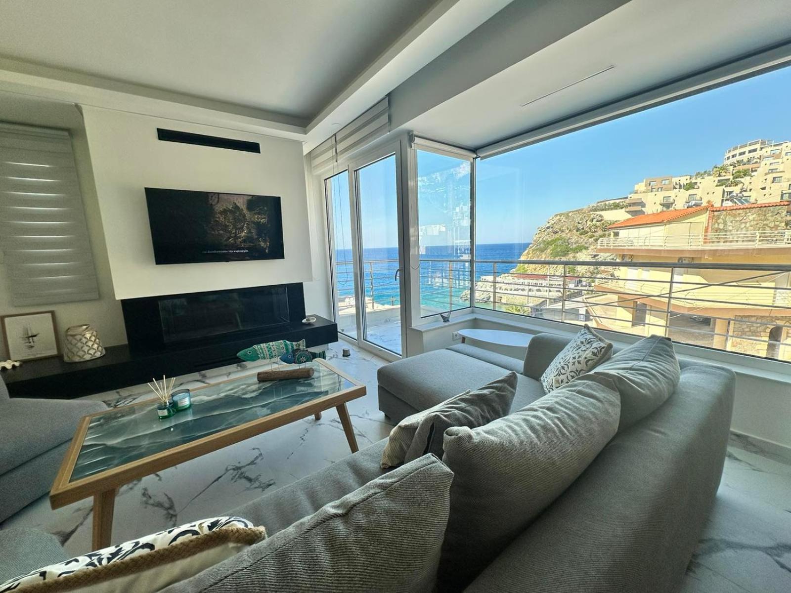 Popis Sea View Apartments Agia Pelagia Exteriör bild